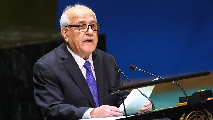 Palästinas Botschafter Riyad Mansour: „Es ist eine Investition in Frieden.“