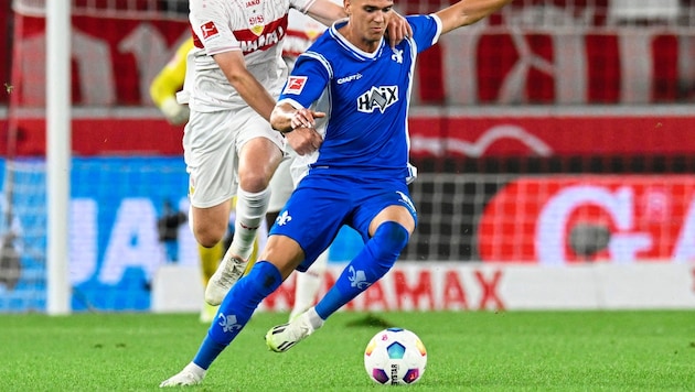Mathias Honsak (re.) wechselt zu Heidenheim. (Bild: AFP or licensors)