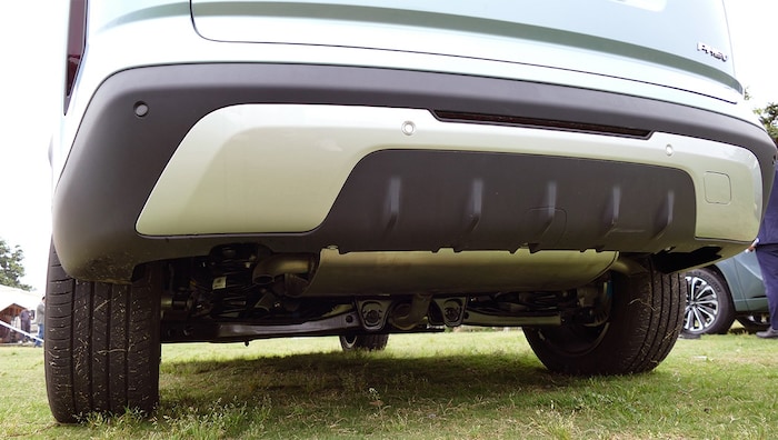 Der Plug-in-Hybrid hast keine Auspuff-Attrappen, ...