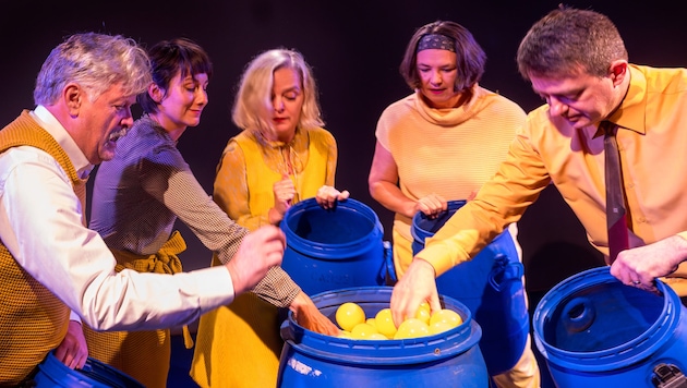 Das West-Ensemble des Theater im Bahnhof