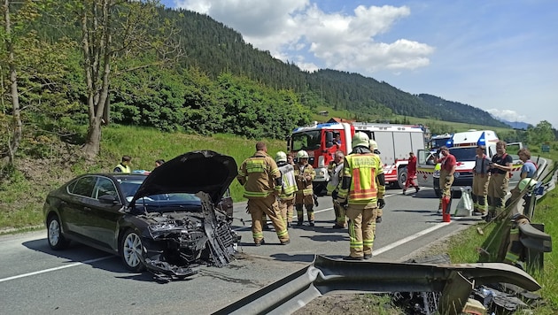 Die Feuerwehr Schladming stand im Einsatz (Bild: FF Schladming)