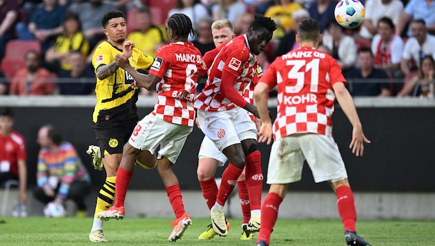 Dortmund verlor gegen Mainz klar mit 0:3. (Bild: APA/AFP/Kirill KUDRYAVTSEV)