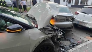 Großer Unfall in der Pischeldorferstraße.