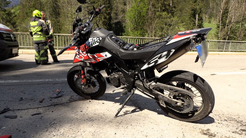 Mit diesem Kleinmotorrad war der 16-Jährige unterwegs. (Bild: Maurice Shourot)