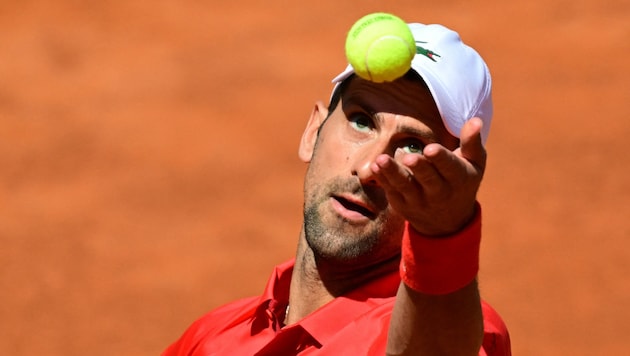 Novak Djokovic is eliminated in Rome. (Bild: AFP/APA/Tiziana FABI)