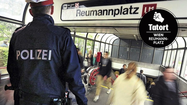 Vienna's Reumannplatz is a symbol of failed immigration policy and crime. krone.tv has documented what is going on. (Bild: Krone KREATIV)