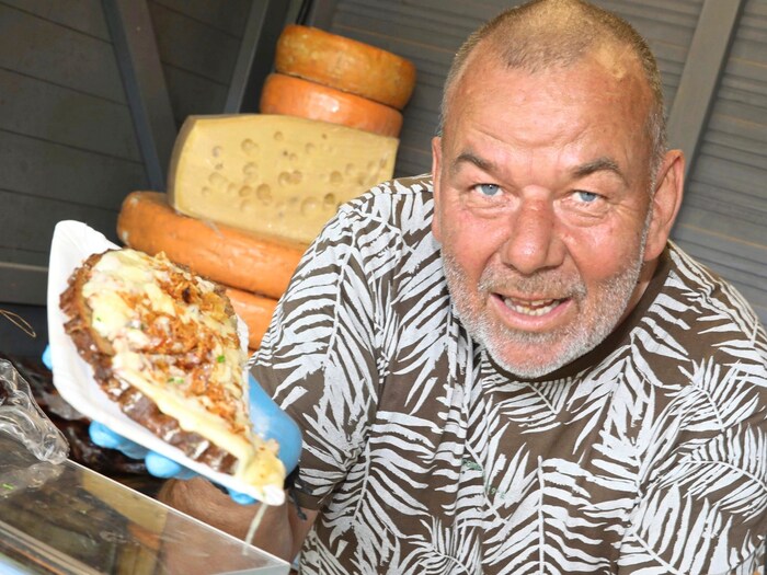 "My raclette bread goes down really well with people! Thanks to the good weather, there were ...