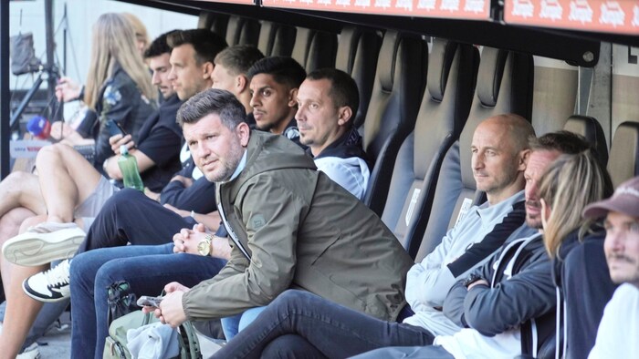 Andi Schicker was shaking on the bench.