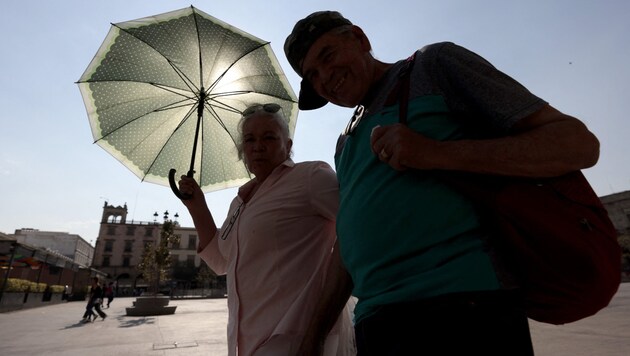 Huasteca régióban az elmúlt napokban 50 fok feletti hőmérsékletet mértek. (Bild: AFP)