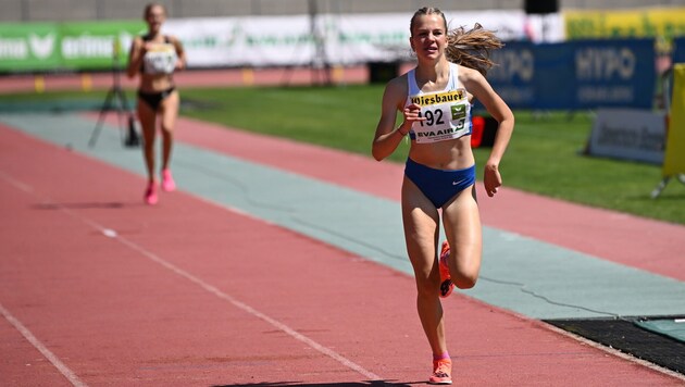 Pauline Schedler qualifizierte sich für die U18-EM in der Sl (Bild: ÖLV/Alfred Nevsimal)