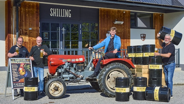 Zum 9. Kärntner Bierfestival lädt die Shilling-Brauerei. (Bild: Gasthof Gartenrast)