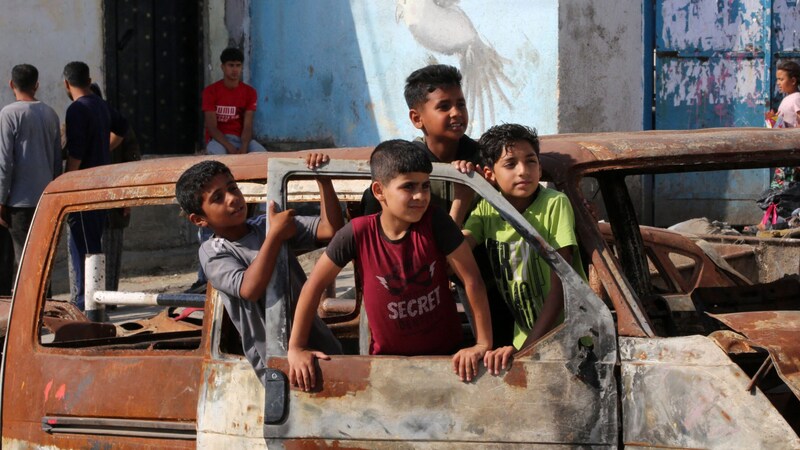 Kinder beim Spielen (Bild: AFP/APA)