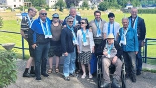 Eine Gruppe der Lebenshilfe besuchte die Blaue Elf Linz. (Bild: Bezirksrundschau)