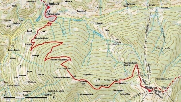 Etappe 18: Arriach auf die Gerlitzen Alpe (Bild: Alpe-Adria-Trail)