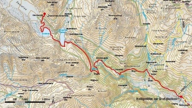 Etappe 1: Kaiser-Franz-Josefs-Höhe nach Heiligenblut (Bild: Alpe-Adria-Trail)