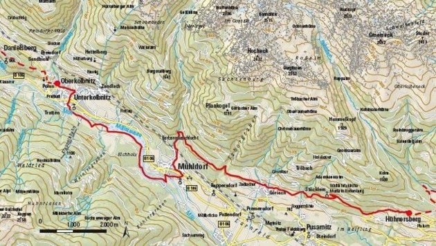 Etappe 9: Kolbnitz nach Hühnersberg (Bild: Alpe-Adria-Trail)