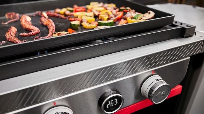 The new gas barbecue "Weber Slate GP Premium Plancha" is available in 4 different versions from ...