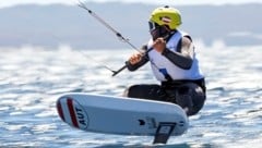 Valentin Bontus greift nach einer Medaille. (Bild: © Sailing Energy / Semaine Olympique Française)