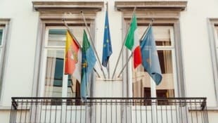 Das Verbindungsbüro Kärnten teilt sich sein Gebäude mit den italienischen Nachbarn.