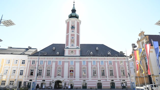 Im Rathaus in St. Pölten setzt man auf den „Schutz der Barockstadt“. (Bild: Huber Patrick)