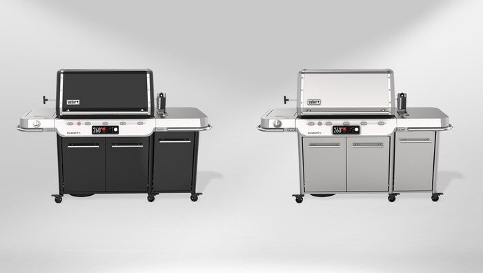 Erhältlich sind die Modelle des Smart-Grills „Summit FS38X“ via weber.com sowie in allen Weber ...