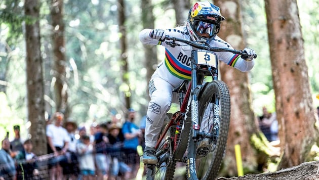 Last year, Vali Höll roared to victory on her home track in Leogang. (Bild: Stefan Voitl)