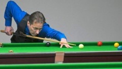 Christian Hochmayer at the Vienna Snooker Open. (Bild: Alex Trinkl)