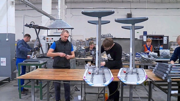 Eurogold is the largest producer of ironing boards in Europe. (Bild: ORF)