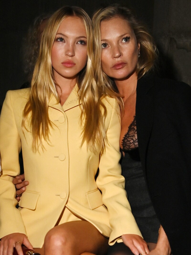 Lila Moss und Kate Moss waren ein stylishes Duo. (Bild: Gucci/2024 Getty Images)