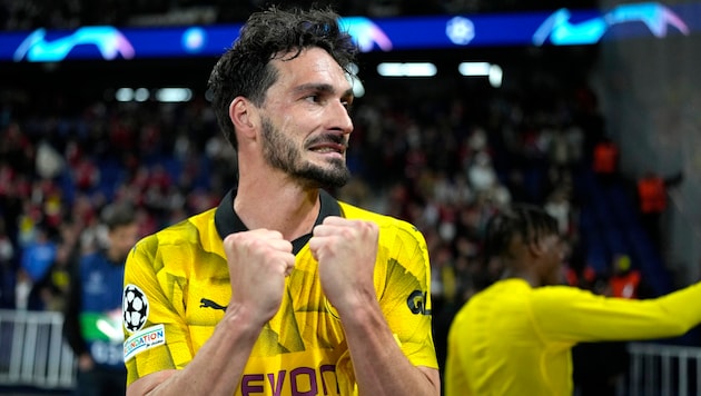 Mats Hummels steht vor einem Wechsel nach Spanien. (Bild: AP ( via APA) Austria Presse Agentur/ASSOCIATED PRESS)