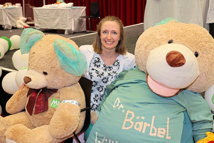 Corinna Hofer is the organizer behind the Teddy Clinic