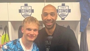 Braunöder wurde von Como-Investor Thierry Henry für seine Leistungen gelobt.