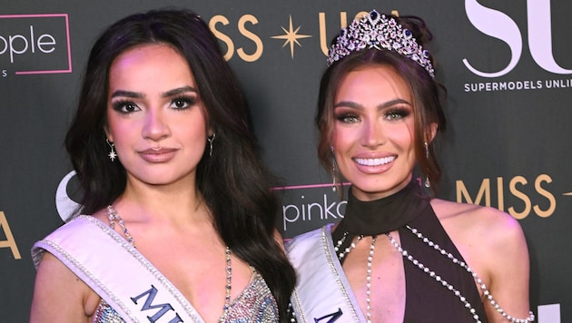 "Miss Teen USA 2023" UmaSofia Srivastava and "Miss USA 2023" Noelia Voigt have relinquished their titles. (Bild: APA/Getty Images via AFP/GETTY IMAGES/Chance Yeh)