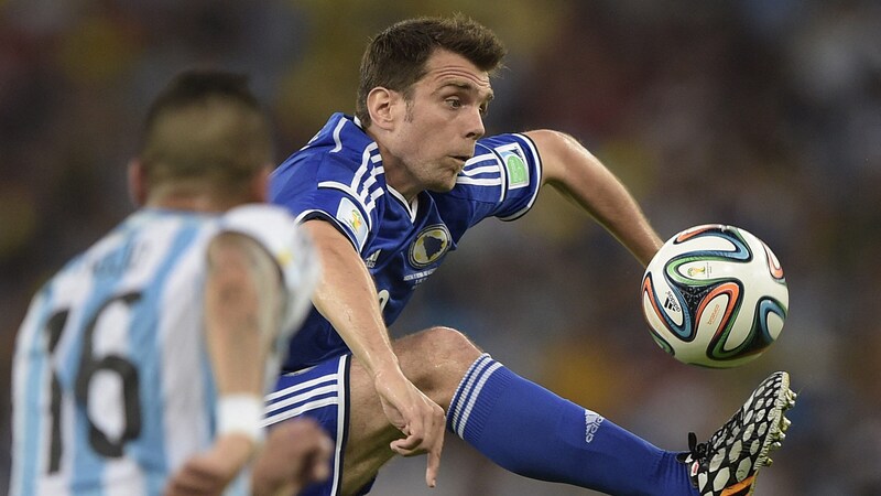 Misimovic im Einsatz für Bosnien-Herzegowina bei der WM 2014. (Bild: AFP/ AFP PHOTO / JUAN MABROMATA )