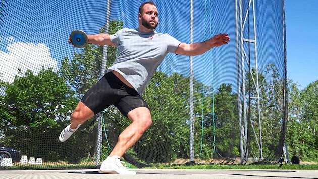 Lukas Weisshaidinger trifft in St. Pölten auf Olympiasieger Harting. (Bild: GEPA pictures)