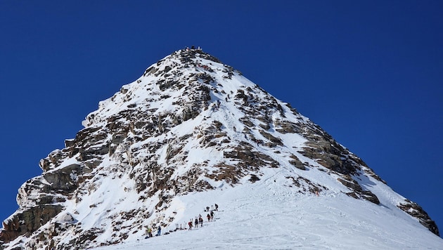 The summit area immediately before the accident. (Bild: zVg)