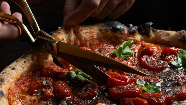 The excellent Pizza Marinara in Vienna (Bild: Via Toledo)