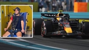 Folter für schlechte Grand-Prix-Auftritte von Sergio Perez? (Bild: AP/AP; instagram.com/redbullracing)