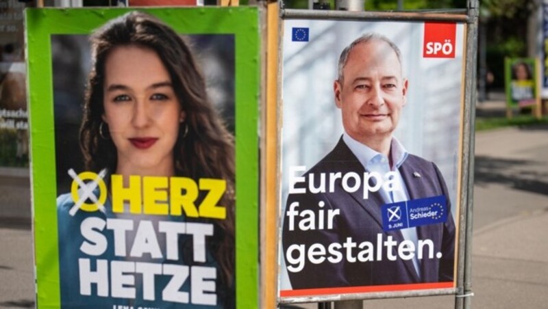 Parteien werben um Stimmen (Bild: GEORG HOCHMUTH)