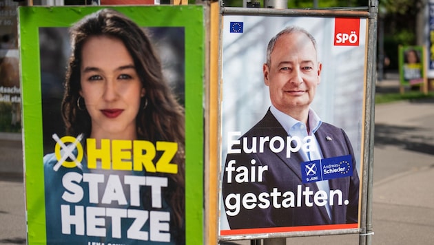 A pártok nem csak plakátokra támaszkodnak választási reklámjaik során. Azonban nem mindegyikük engedheti meg magának az úgynevezett "finomságokat". (Bild: GEORG HOCHMUTH)