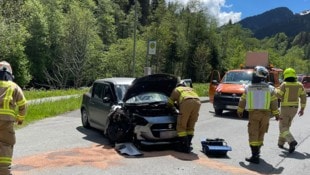 Verkehrsunfall in Kirchberg/Aschau (Bild: ZOOM Tirol)