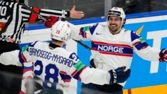 Jubel bei den Norwegern (Bild: ASSOCIATED PRESS)