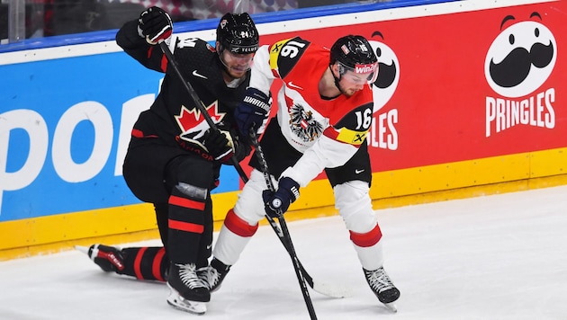 Austria put in a heroic, historic performance against Canada, to which one can only take one's hat off enthusiastically ... (Bild: AFP)