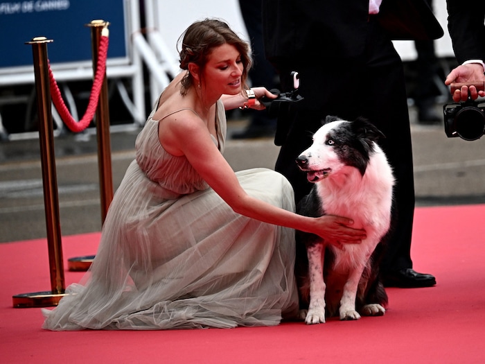 „Messi“ mit seiner Trainerin Laura Martin