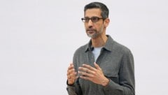 Google-Chef Sundar Pichai (Bild: AP ( via APA) Austria Presse Agentur/Jeff Chiu)