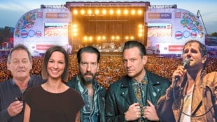 Das Donauinselfest ist das größte Freiluftfestival Europas. Zu den Headlinern zählen Wolfgang Ambros, Christina Stürmer, The BossHoss und Wanda. Sie geben sich heuer in der „Krone Area“ das Mikrofon in die Hand. (Bild: Donauinselfest 2024 Krone KREATIV,)