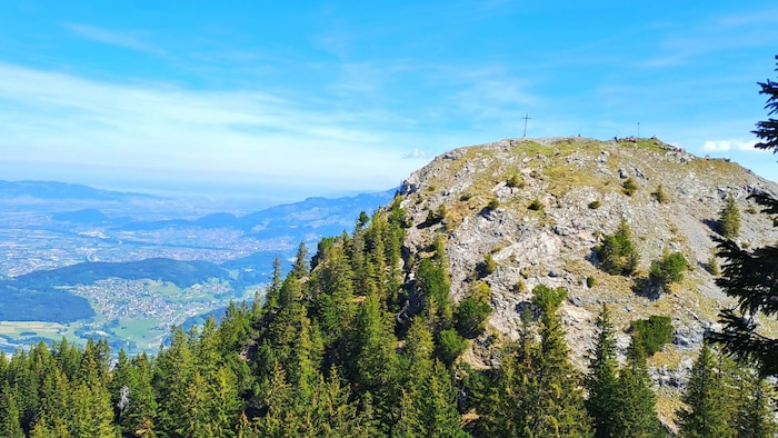 Blick auf die Gurtisspitze