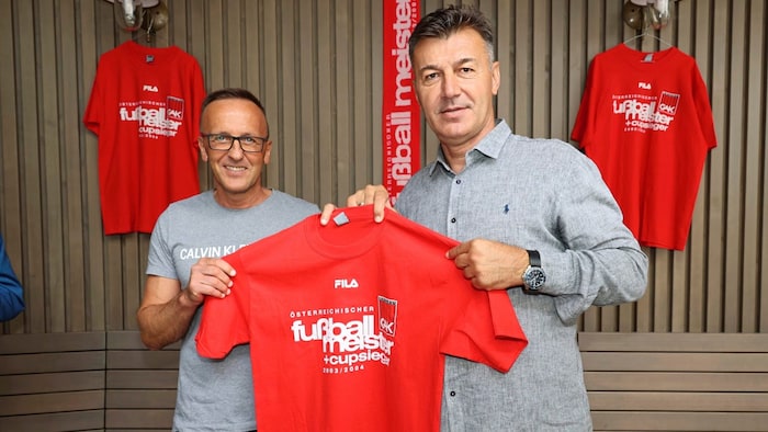 Didi Ramusch (li.) und Nikola Milinkovic