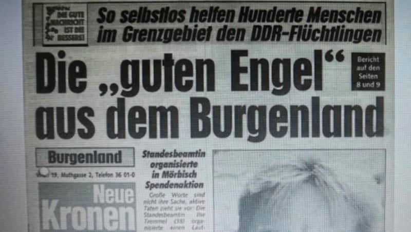 Stets berichtete die „Krone“ über das herzensgute Engagement der Burgenländer in Notlagen. (Bild: Reinhard Judt)