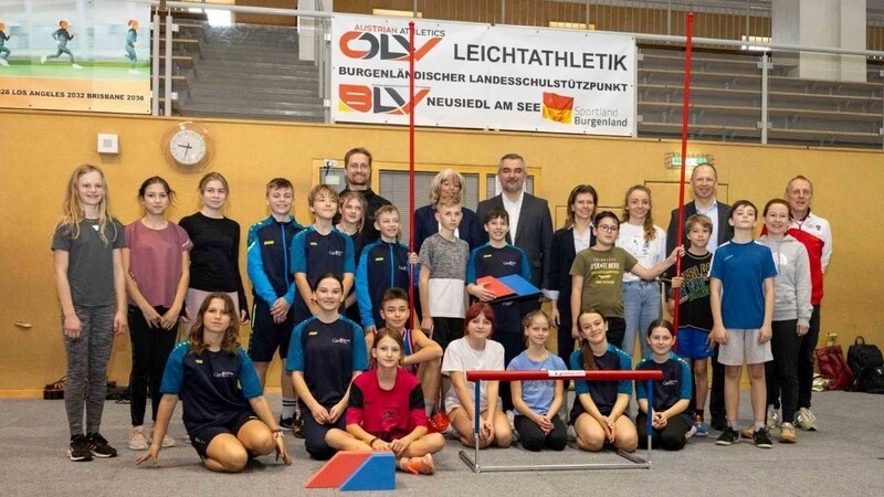 The athletics bases located at schools, such as here in Neusiedl, are also important measures to get young people interested in sport. (Bild: Landesmedienservice Burgenland)